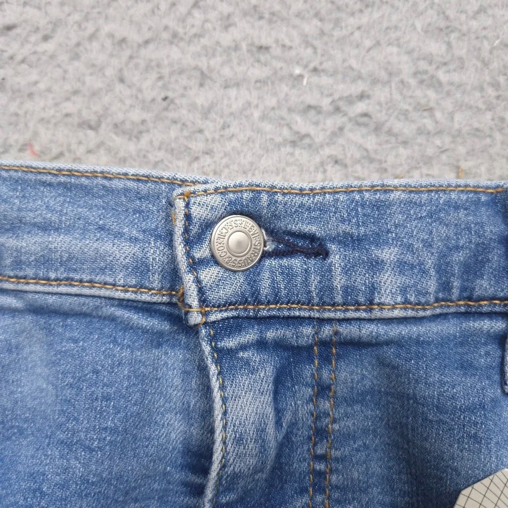 Levi's 514 Straight Jeans Men 38x30 Medium Wash Blue Flex Stretch Denim NWT
